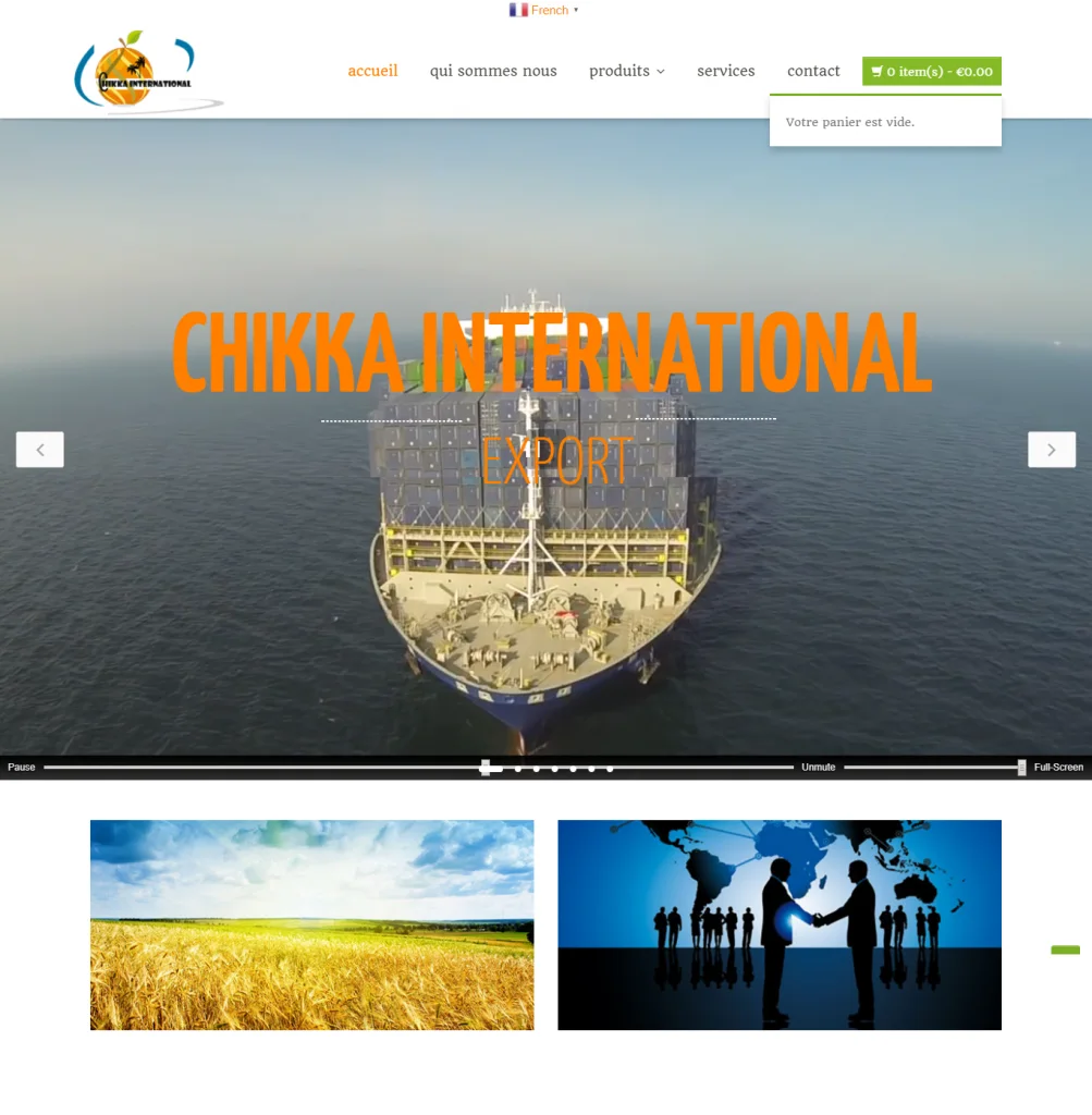 معاينة الموقع: Chikka international — version historique
