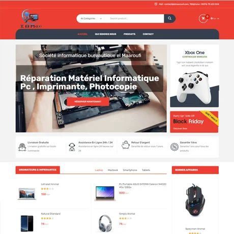معاينة الموقع: IBM Informatique