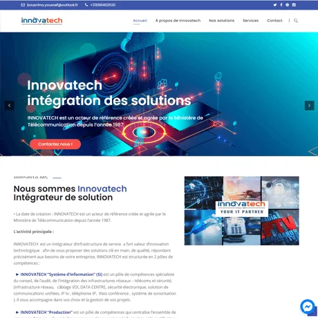 معاينة الموقع: Innovatech