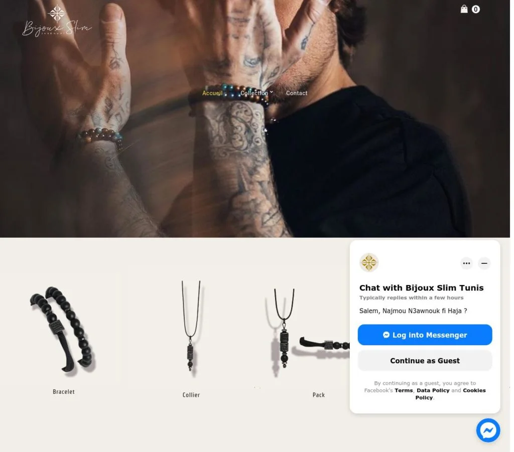 معاينة الموقع: Slim bijoux