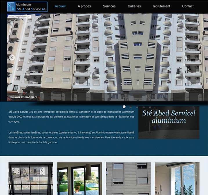 معاينة الموقع: Société Abed Services